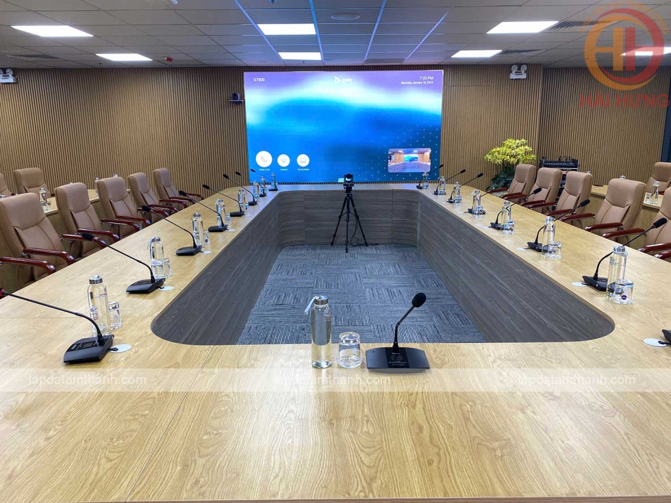 Lắp đặt hệ thống âm thanh tại EVN Tuyên Quang