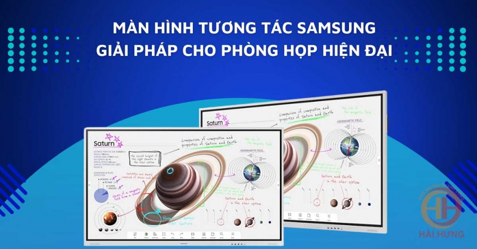 Màn hình tương tác Samsung mang đến giải pháp giảng dạy chất lượng cao cho các phòng họp hiện đại