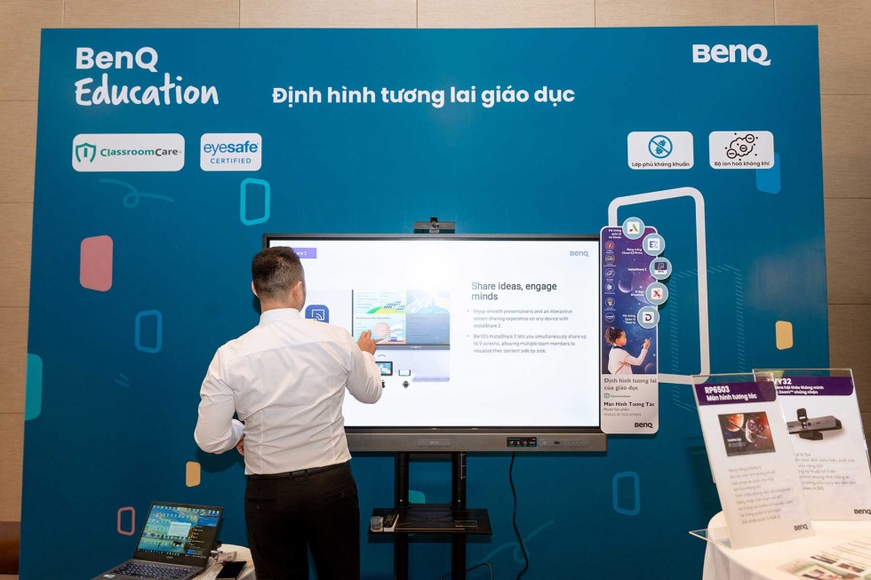 Ứng dụng màn hình tương tác thông minh BenQ trong giáo dục